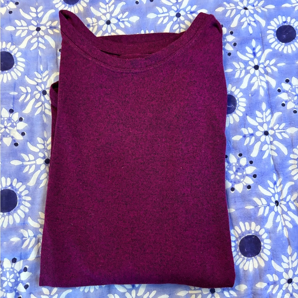 Cuddl Duds Soft Knit Long Sleeve Crew Size Small Like New